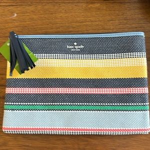 Kate Spade pouch.  Zipper top